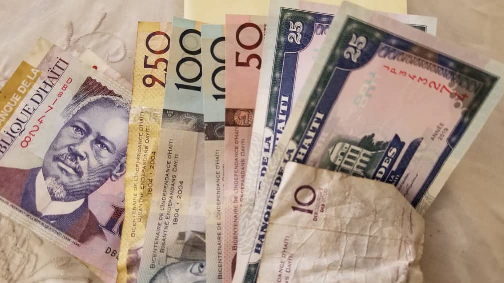 Notas de banco haitianas de gourde