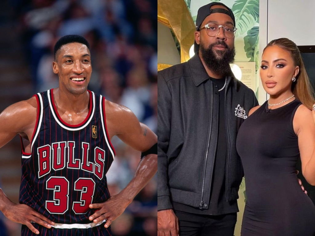 Marcus Jordan et Larsa Pippen